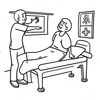 Fun Physical Therapy Exercises Coloring Page 58704-46456