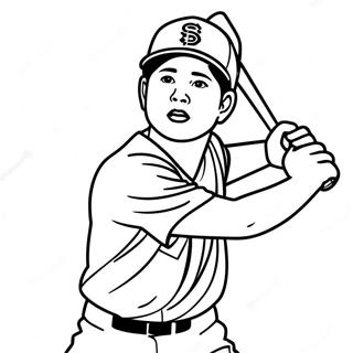 Shohei Ohtani Ausmalbild 58753-46495