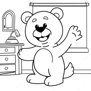 Bear In The Big Blue House Coloring Pages