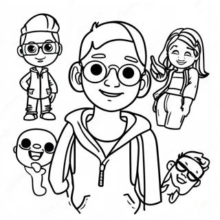 Kidz Bop Coloring Pages