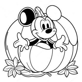 Pagini De Colorat Cu Dovleacul Mickey Mouse 58883-46584