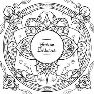 Fortune Teller Coloring Pages