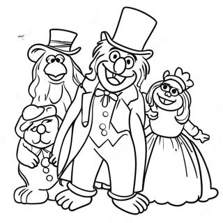 Muppets Christmas Carol Coloring Pages