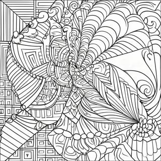 3d Geometric Illusion Coloring Page 58984-46665