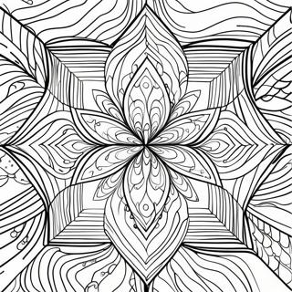 3d Geometric Illusion Coloring Page 58984-46668