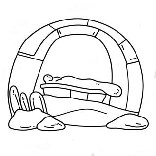 Empty Tomb Coloring Pages