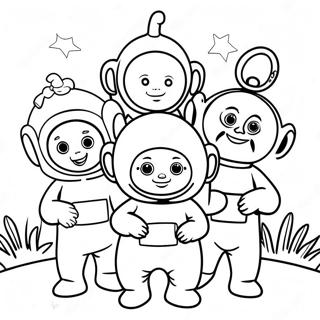 Page À Colorier Des Teletubbies 5900-4690