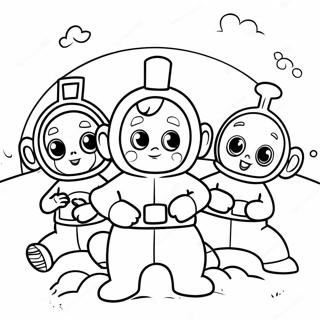 Page À Colorier Des Teletubbies 5900-4691