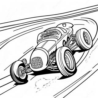 Dirt Track Racing Car Coloring Page 59023-46711