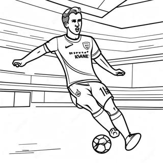 Harry Kane Coloring Pages