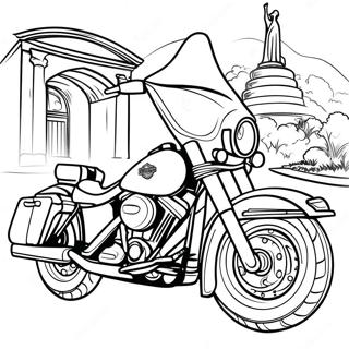 Harley Coloring Pages