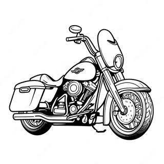 Harley Davidson Motorcycle Coloring Page 59103-46775