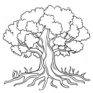 Burning Bush Coloring Pages