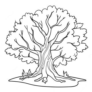 Burning Bush Coloring Page 59273-46890