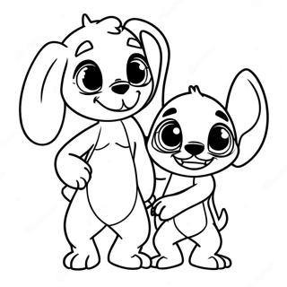 Lilo And Stitch Coloring Page 59283-46900