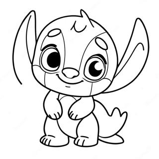 Sevimli Lilo Ve Stitch Boyama Sayfası 59284-46901