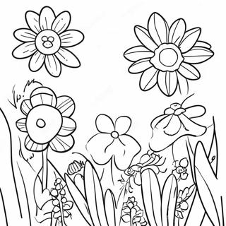 Wildflower Coloring Pages