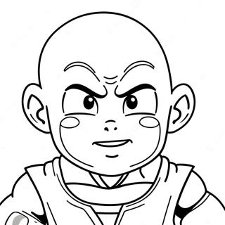 Krillin Coloring Pages