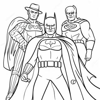 Batman Villains Coloring Pages