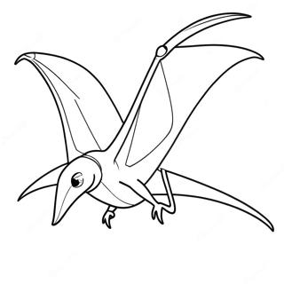 หน้าระบายสี Pteranodon 59493-47076