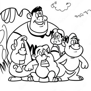 Pagina De Colorat Familia Flintstones 5950-4730