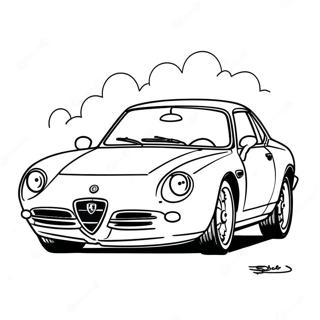 Alfa Romeo Urheiluauto Värityssivu 59514-47077