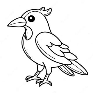 Raven Fortnite Coloring Pages