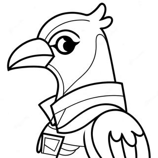 Raven Fortnite Coloring Page 59543-47107