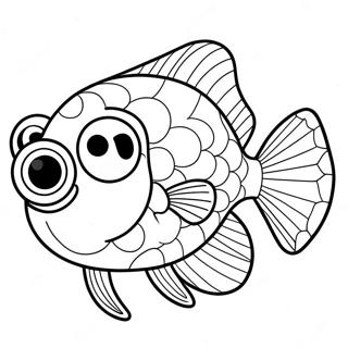 Happy Pout Pout Fish Coloring Page 59554-47113