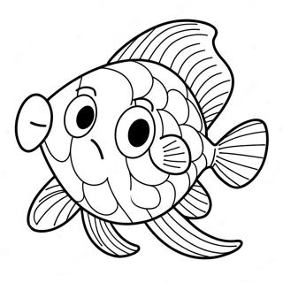 Happy Pout Pout Fish Coloring Page 59554-47114