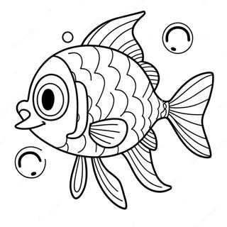 Happy Pout Pout Fish Coloring Page 59554-47115