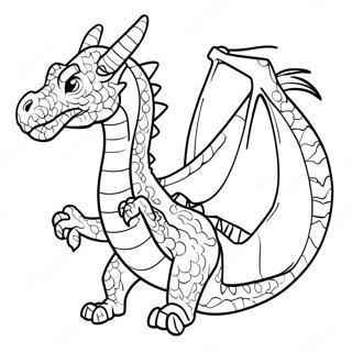 Earth Dragon Coloring Pages