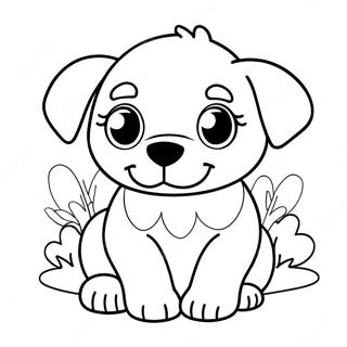 Puppy Love Coloring Page 59583-47163