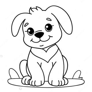 Puppy Love Coloring Page 59583-47164