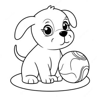 Puppy Love Coloring Pages