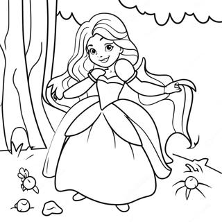 Grimm Fairy Tales Coloring Pages