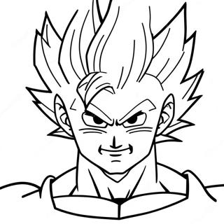 Super Saiyan Gohan Coloring Page 59624-47190