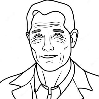 Actor Coloring Pages