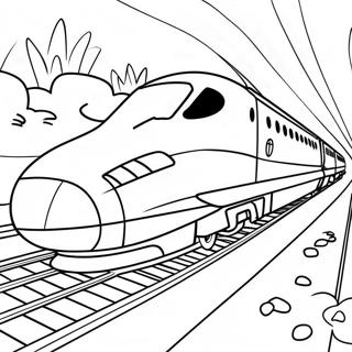 Bullet Train Coloring Page 59673-47219