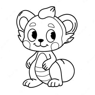 Creepy Tails Doll In Shadows Coloring Page 59684-47225