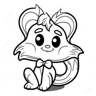 Creepy Tails Doll In Shadows Coloring Page 59684-47227