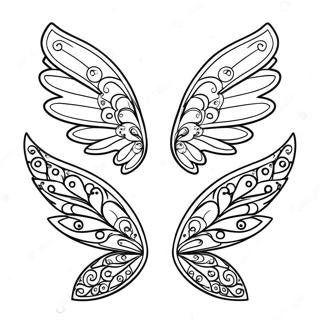 Fairy Wings Coloring Pages