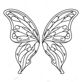 Fairy Wings Coloring Page 59693-47242