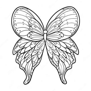 Sparkling Fairy Wings Coloring Page 59694-47233