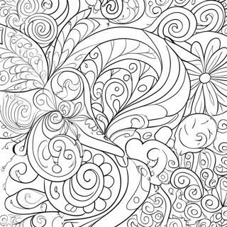 Festive Peppermint Swirls Coloring Page 59754-47286