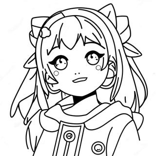 Aesthetic Anime Coloring Pages