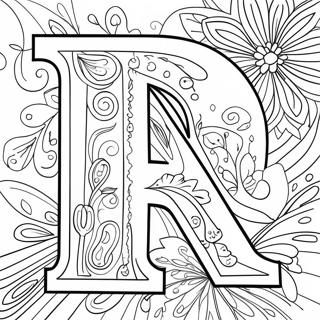 Letter N Coloring Page 5980-4750