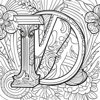 Letter N Coloring Page 5980-4752