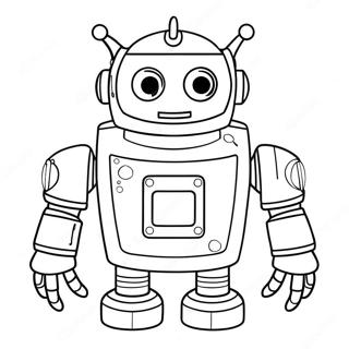 Pj Robot Coloring Pages