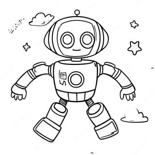 Pj Robot Coloring Pages